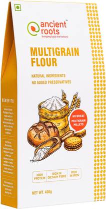 Ancient Roots High Protein Healthy Multigrain Flour 400g | No Wheat | Vacuum Packed
