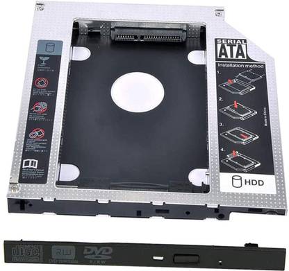 Tobo 12.7mm SATA to SATA 2nd SSD HDD Hard Drive Caddy Case Adapter SSD HDD Hard Drive Caddy Internal Optical Drive