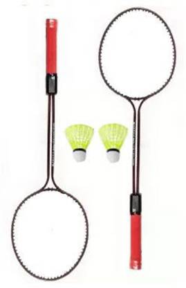 BKSONS Badminton Set 2 Racquet with 2 Shuttle Badminton Kit