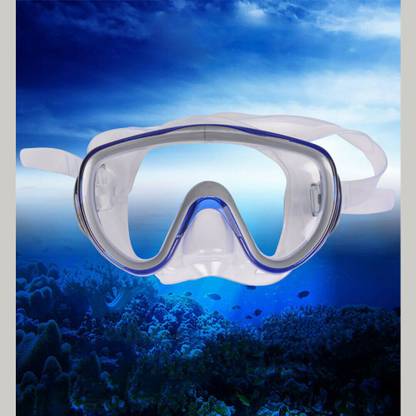 Abhsant Dry Top Snorkel Mask Anti-Leak for Youth Junior Child, Anti-Fog Snorkeling Gear Free Breathing Swimming Kit