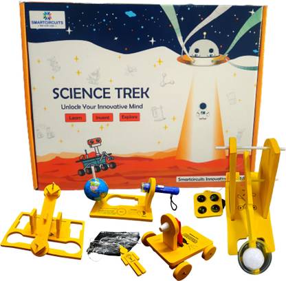 Smartcircuits STEM Activities Kit | DIY STEM TOYS for Kids Age 8 9 10 11 12 Years | Best Science Kit for Class 2 3 4 5 | Experiments Kit for Boys Girls| Best STEM Toy Gift | 5 in 1 Activities Including Manual