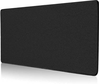 Paridhi Large Size (600mm x 300mm x 2mm) Extended Gaming Mouse Pad with Stitched Embroidery Edge, Premium-Textured Mouse Mat, Non-Slip Rubber Base Mouse pad for Laptop/Computer- Black Mouse pad (Black) Mousepad (Black) Non Slip Base Dual Sided Mousepad