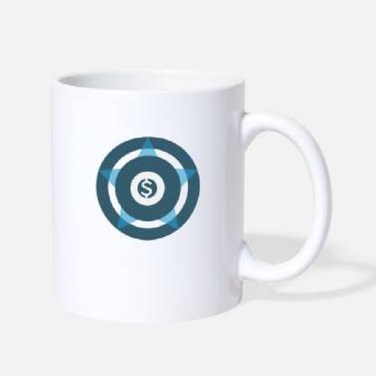 Sky Dot star circle dollar Ceramic Coffee Mug