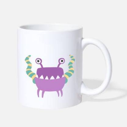 Sky Dot monster googly eyes Ceramic Coffee Mug