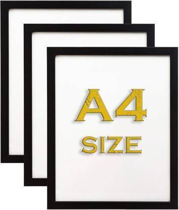 Framex Photo Frame A4 Size, A4 photo frame, 3 frame combo , 3 Photo frame a4 Size 11.7 inch Wall Photo Frame