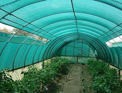 MAK 75% Green Shade Net 3m x 50m ( 10 FEET X 162.5 FEET) , Green Shade Net Portable Green House