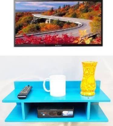 STRONG GALLERY Wall TV set up box stand MDF Wall Wifi stand Wall hanging mounted MDF (Medium Density Fiber) Wall Shelf