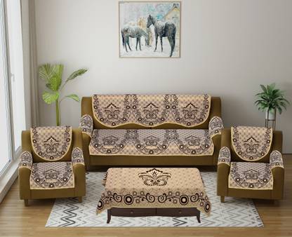 Multitex Cotton Damask 3 Seater Sofa Cover