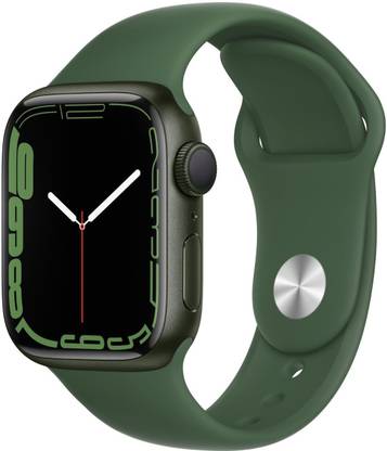 Apple Watch Series7 (GPS, 41mm) - Green Aluminium Case with Clover Sport Band