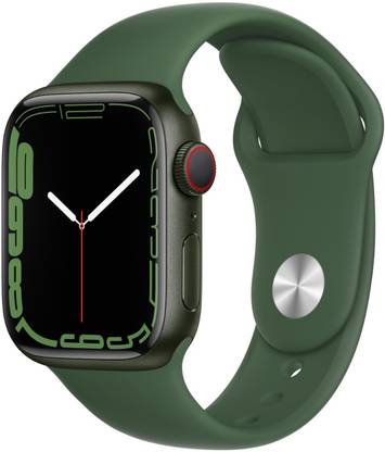 Apple Watch Series7 (GPS + Cellular, 41mm) - Green Aluminium Case-Clover Sport Band