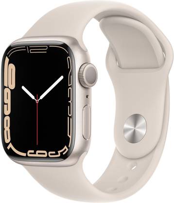 Apple Watch Series7 (GPS, 41mm) - Starlight Aluminium Case with Starlight Sport Band