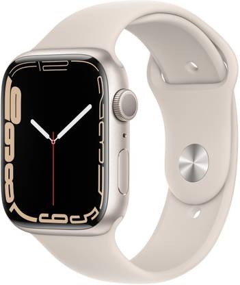 Apple Watch Series7 (GPS, 45mm) - Starlight Aluminium Case with Starlight Sport Band