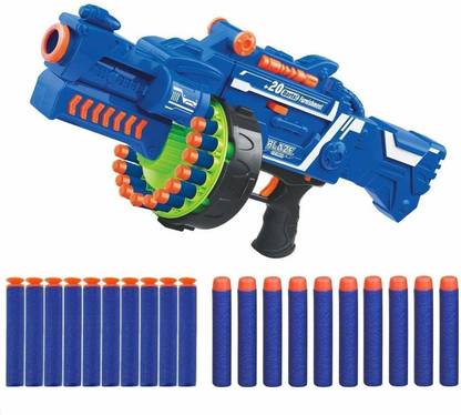 ZHASK Blaze Storm Battery Operated Soft Bullet Gun Comes with 40 Safe Soft Foam Bullets ( Big Size ) | Blaze Storm Gun Soft Bullets Gun Guns & Darts