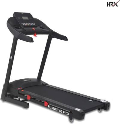 HRX RUNNER A2 PRO Foldable Automatic Treadmill for Home Gym with Auto-Incline, 2.5HP Peak Best Running Exercise Treadmill (Max Weight:130 kg)