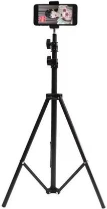 Megaloyalty Hot sale Portable Metal 2.1m Light Stand 200cm Tripod for Photo Studio Softbox Video Flash Reflector Lighting Background Stand Tripod Kit (Black, Supports Up to 1500 g) Tripod, Tripod Bracket, Tripod Kit