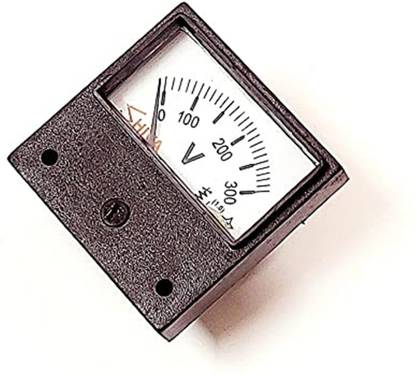 ERHIndia (Pack Of 1) Analog Voltmeter (0-300v) 65mm Ac for Monitor Panel Indicator, Stabilizer, Switch Board Voltmeter