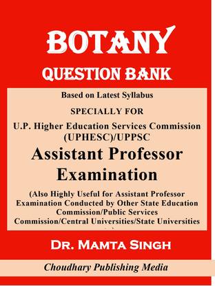 UPHESC ASSISTANT PROFESSOR EXAM BOTANY QUESTION BANK