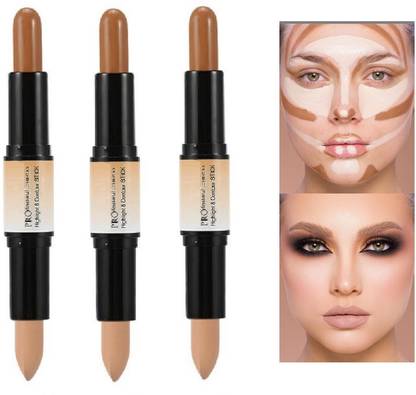 ADJD 2in1 Makeup Contour Highlight Stick Double-ended Contouring Highlighter  Concealer