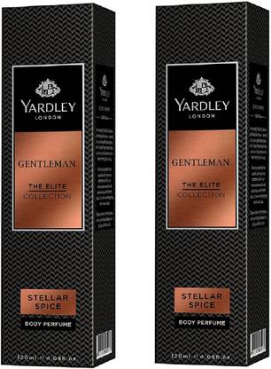 YARDLEY GENTLEMAN THE ELITE STELLAR SPICE 220ML PACK OF 2 Perfume Body Spray  -  For Men & Women