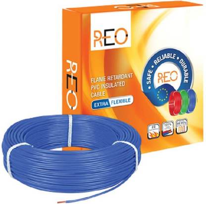 HAVELLS REO 1.0 SQ MM WIRE, HRFR PVC 1 sq/mm Blue 90 m Wire