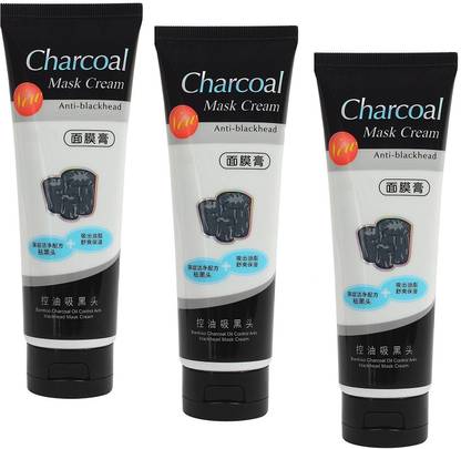 HUZURLU New Blackheads & Whiteheads Removes Active Bamboo Charcoal Peel Off Mask Combo