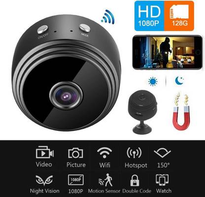 IBS ACTION CAMERA Home Security WiFi Mini Hidden HD 1080P Night Vision Spy Camera Motion Detect Sports and Action Camera