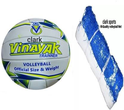clark pu mashine stetch bestn qality volleyball with net Volleyball Kit