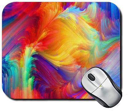 ZORI Paint_02_Color_FusionGaming Mouse Pad - Computer Laptop PC| Work from Home/Office | Anti-Skid, Anti-Slip, Rubber Base . Non Slip Base Mousepad