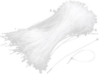 greengrow 7" White 2000 Pcs Plastic Loop Lock Pins Nylon plastic Tip, Plastic Pins, Plastic Tip  Pins