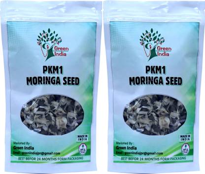 Green India Moringa Seeds PKM1 Hybrid (Drumstick Seeds) Pack of 2 KG Seed