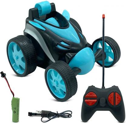 COMERCIO Remote Control Stunt Vehicle 360�Rotating Rolling Radio Electric Racing Car