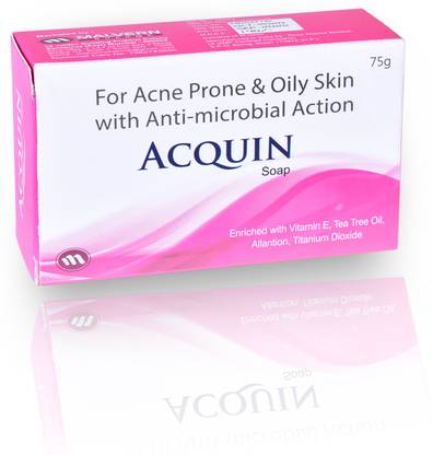 ACQUIN Soap for Acne Prone & Oily Skin with Anti-microbial Action 75g