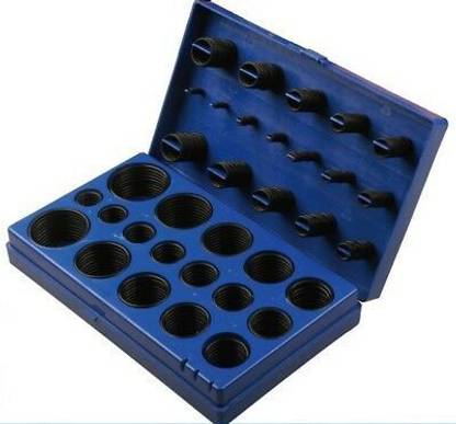 Mplus O Ring Kit Rubber Nitrile Metric O Rings Box Metric Size Series NBR-70, 30 Sizes 386 pieces Vehicle Tool Kit