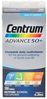Centrum Advance 50 Plus Multivitamins, 100 tablets