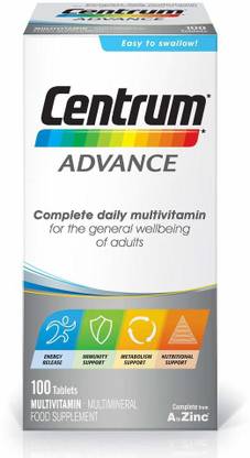 Centrum Advance Multivitamin Tablets, Pack of 100