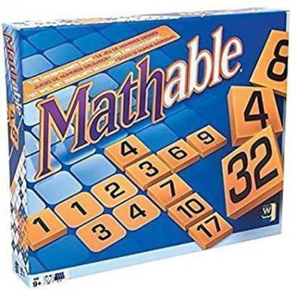BDJ ENTERPRISE Mathable Board Game,Perfect Challenge of Mathematical Equations,A Fun Game for The Whole Family with Simple Rules Board Game Accessories Board Game Board Game Accessories Board Game Board Game Accessories
