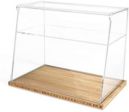 Adfresh 2 Compartments Wood, Clear Counter Bakery Display Case