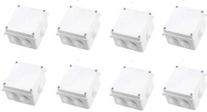 CAMERA MAN Waterproof PVC Square Junction Box for CCTV Cameras IP66 8Piece Combo Camera Housing