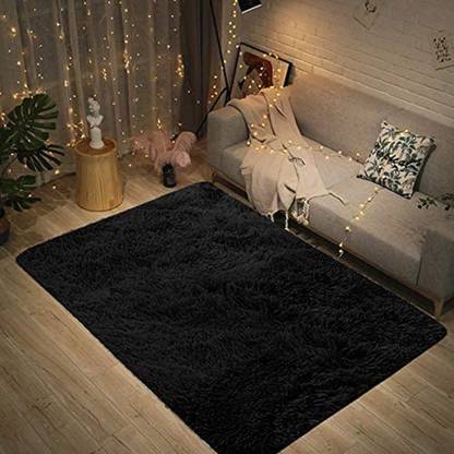 GOOD PRICE Black Polyester Carpet