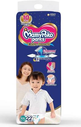 MamyPoko Pants Extra Absorb Diaper, XXL (Pack of 22 - XXL