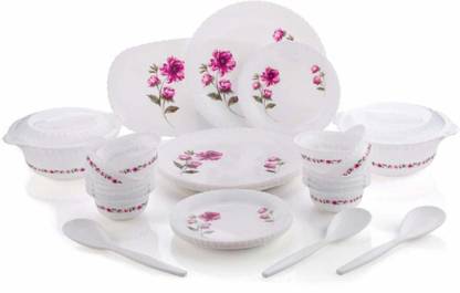 savaan Pack of 36 Plastic Dinner Set
