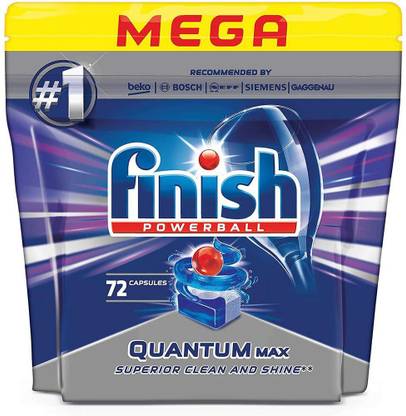 Finish Quantum Max Dishwasher Tablets 72's Dishwashing Detergent