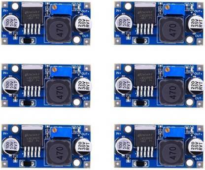 DHRUV-PRO 6 Pack LM2596 DC to DC Buck Converter 3.0-40V to 1.5-35V Power Supply Step Down Module Electronic Components Electronic Hobby Kit