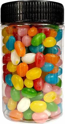 Natural Heaven Jelly Beans - Multicoloured Mix Fruit Flavour Jelly Candy 400 Gram Jelly Solid