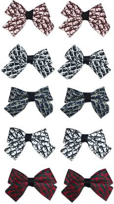 krelin Hair Bows Alligator Clips Cloth fabric Pattern Hair Bow Alligator Clips Non-slip Hair Clips Hair Barrettes Hair Accessories Bows (Frod5esgdes-10) Hair Clip