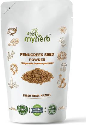 MYHERB 100%Organic Fenugreek Methi Seed Powder || For Hair || Skin Mask || Help Control Diabetes