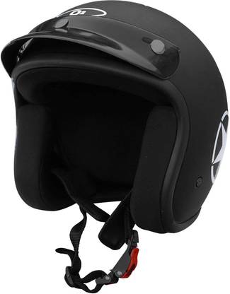 O2 STARX PERL Unisex Open Face Helmet with Scratch Resistant Visor, Adjustable Strap Motorbike Helmet