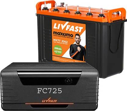 Livfast 42 Months Warranty Tubular Inverter Battery