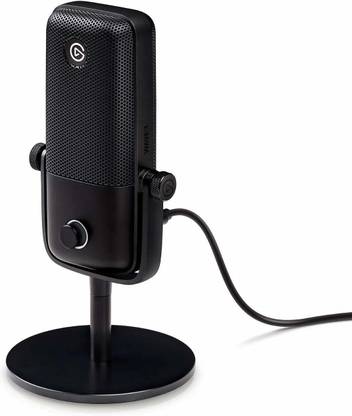 Corsair Elgato Wave:1 Premium USB Condenser Microphone and Digital Mixing Solution, Anti-Clipping Technology, Tactile Mute, Streaming Premium USB Condenser Microphone and Digital Mixing Solution, Anti-Clipping Technology, Tactile Mute, Streaming and Podcasting