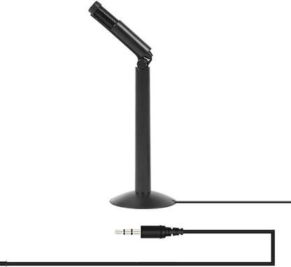 TrustShip Microphone SF-950 Portable Adjustable 3.5mm Stereo Desktop Condenser Microphone Mic for Chatting Over MSN Skype , Gaming Microphone